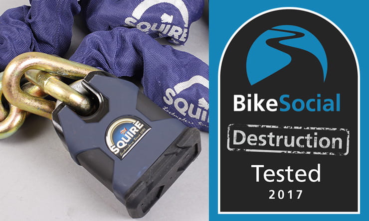 Tested: Squire Samson with SS80CS padlock tested to destruction by BikeSocial